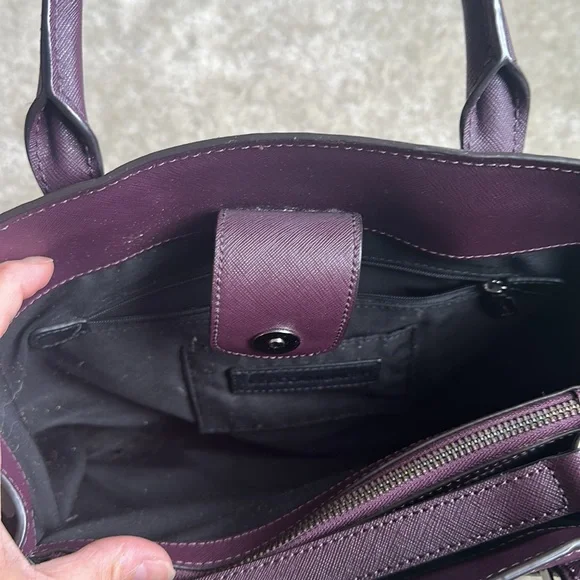 Rebecca Minkoff Amorous Satchel in Dark Cherry - Picture 7 of 11